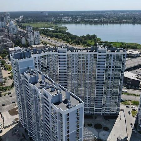 Квартира Метро Харківська, Позняки Жк Лебединий Kiev Exteriör bild