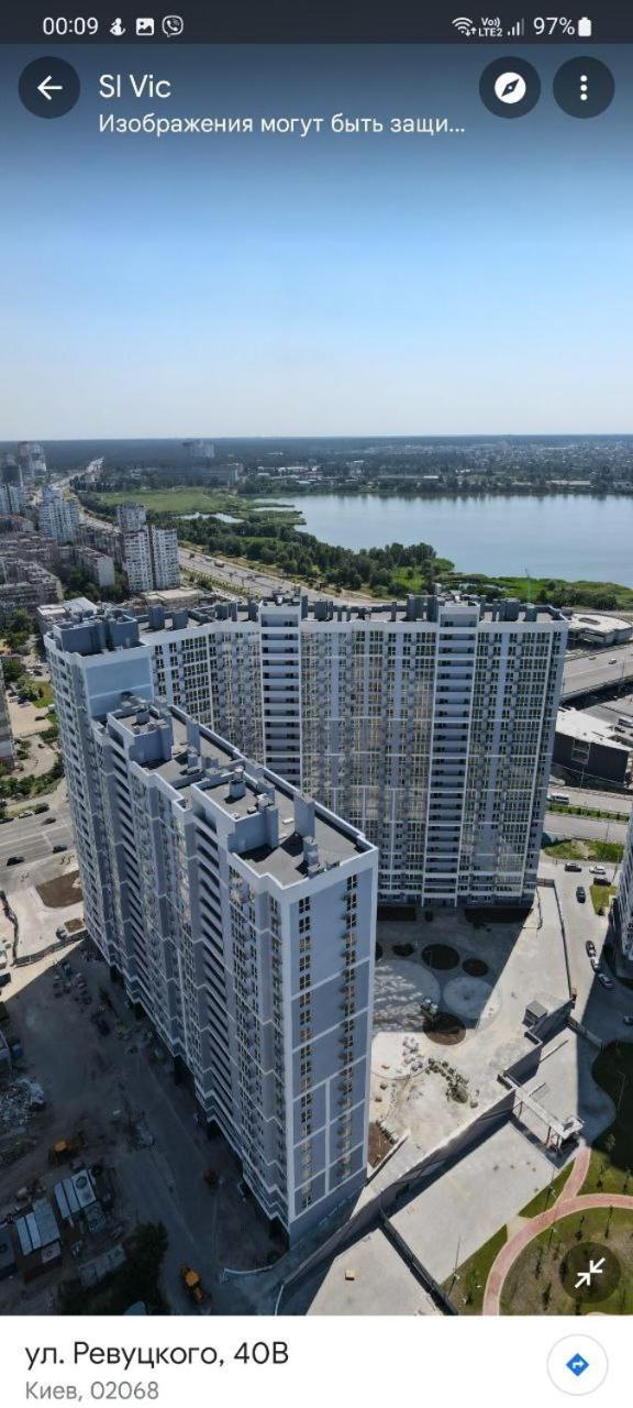 Квартира Метро Харківська, Позняки Жк Лебединий Kiev Exteriör bild